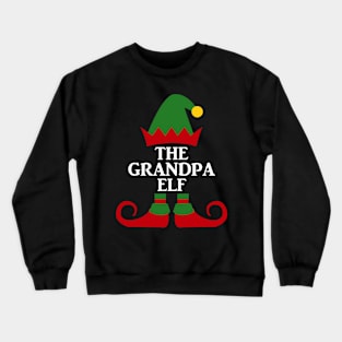 The Grandpa Elf Matching family Christmas Crewneck Sweatshirt
